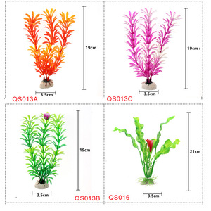 مصنع صغير ذو نوعية جيدة لأحواض السمك وأحواض السمك إكسسوارات نباتات بلاستيكية صناعية - Product Image 5