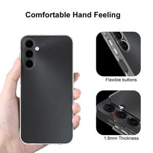 Alta calidad 2,0mm de espesor Crystal Clear Cellphone Cover Transparente Soft <span class=keywords><strong>Smartphone</strong></span> Phone Cases para <span class=keywords><strong>Samsung</strong></span> <span class=keywords><strong>Galaxy</strong></span> A15 A16 <span class=keywords><strong>5G</strong></span> A17 - Product Image 6