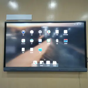 Panel Android Monitor LCD 55 "E papan interaktif, papan tulis komputer sentuh kapasitif PC Panel Android semua dalam satu untuk ruang rapat