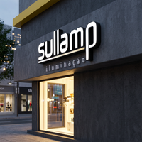 Lettres en relief LED pour entreprises, enseignes extérieures, logo d'entreprise personnalisé, enseigne LED illuminée