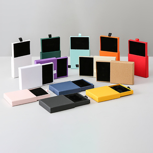 カスタム生分解性ジュエリーギフト包装リボンボックスリングネックレス腕時計メガネリサイクル段ボール引き出しボックス - Product Image 6