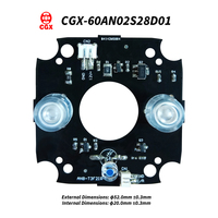 Accesorio para Cámara de Seguridad CCTV, Placa Infrarroja IR, Panel de Visión Nocturna PCBA, Fabricante de Ensamblaje de PCB, 940nm 850nm, Personalizado ODM OEM