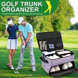 Échantillon gratuit, vente en gros d'usine, organiseur de sac de golf pliable avec compartiments pour vêtements et chaussures, pour le voyage et les activités de golf en extérieur - Product Image 6