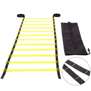 Soccer Football Speed Training Equipment Sports Adjustable Agility Ladder With Tick Mark