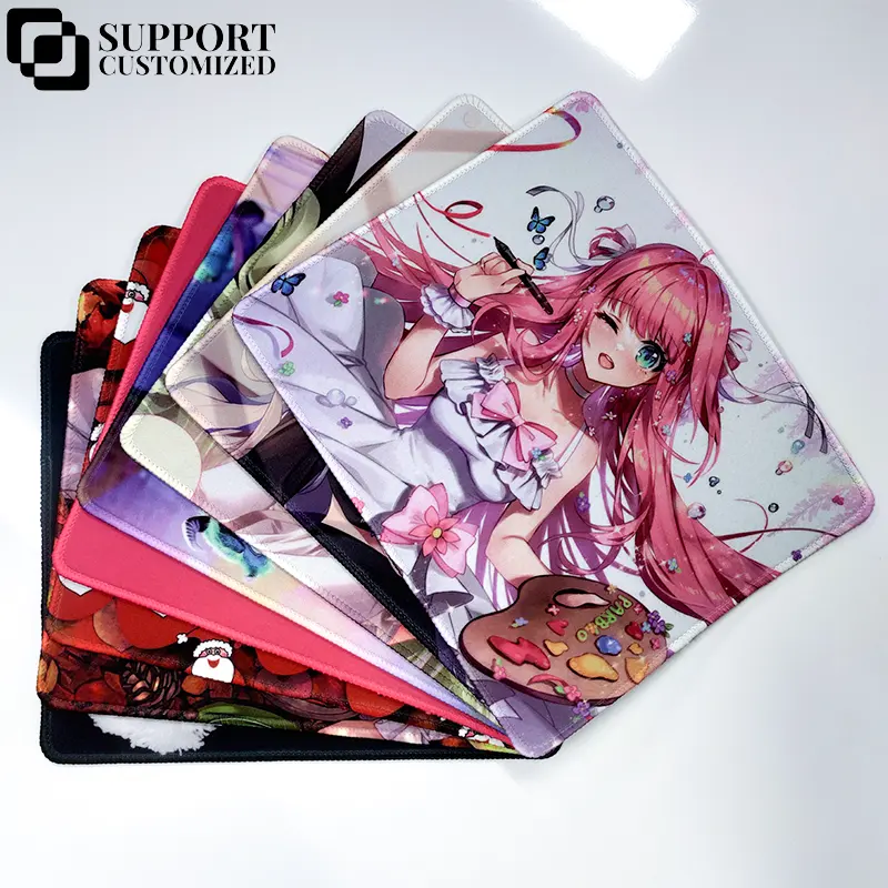 Wholesale Custom Design Sublimation Small Mouse Pad Gift With Printing Logo Rubber Mousepad Factory