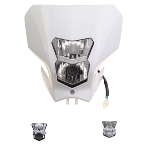 ชุดไฟหน้าฮาโลเจน <span class=keywords><strong>SNOR</strong></span> Universal 35W แบบ 2 เลนส์ กันน้ำ ตัวโคมอลูมิเนียม สำหรับรถมอเตอร์ไซค์วิบาก CRF 450 มีจำหน่ายแล้ว - Product Image 1