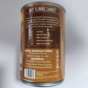 <span class=keywords><strong>Comida</strong></span> Húmeda <span class=keywords><strong>para</strong></span> <span class=keywords><strong>Gatos</strong></span> Flinine 2025 de Alta Calidad, Popular y <span class=keywords><strong>Recomendada</strong></span>, en Lata de 400g, Sabores a Pollo/Pato, Sin Granos, Vitaminas y Minerales - Product Image 5