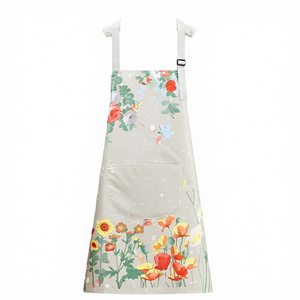 Touchhealthy Lot de 3 tabliers classiques à motif floral avec poche, pour femmes, en toile de polyester écologique, imperméables et ajustables - Product Image 4