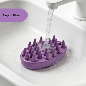 2026 New Design Soft Silicone Universal Ellipse <b>Pet</b> Bath <b>Brush</b> Conical Comb with Hook Hole for <b>Pet</b> Grooming and Massage - Product Image 6