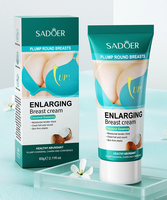 Crème pour agrandir la poitrine SADOER à base de plantes, 60 g, marque privée, agrandit votre taille de bonnet, raffermit, agrandit, poitrine plus grosse, poitrine plus ferme, améliorant la poitrine