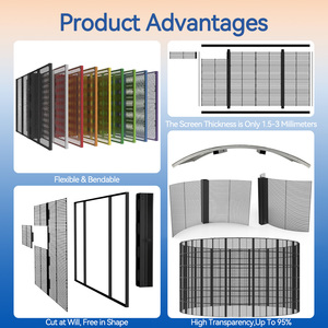 Màn hình <span class=keywords><strong>LED</strong></span> trong suốt PCB hiệu quả năng lượng-Tiêu thụ điện năng thấp, xây dựng bền, cho các ứng dụng thương mại - Product Image 5