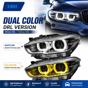 Adapté aux <span class=keywords><strong>BMW</strong></span> <span class=keywords><strong>Série</strong></span> <span class=keywords><strong>1</strong></span> F20 2015-2018, ensemble de feux de positionnement modifiés avec feux de jour LED haut de gamme. - Product Image 1