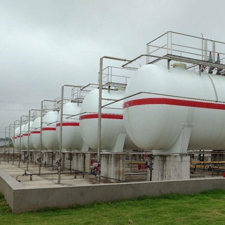 Toplu lpg depolama tankları lpg gaz mermi tankı