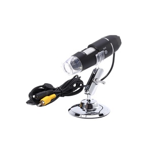 Microscope numérique stéréo pour la réparation de téléviseurs et de téléphones mobiles avec résolution 1280x720, interface AV et éclairage à 8 LED - Product Image 1