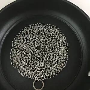 Factory Supply Dish Washing Mesh Stainless Steel Ring Mesh