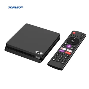 Topleo Tv Box Android Tv Et Abonnement Remote Control Certified 4k Smart Gratis Certificado Android Tv Box