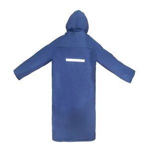 Impermeable <span class=keywords><strong>de</strong></span> Alta Calidad, Chaqueta <span class=keywords><strong>de</strong></span> Lluvia Larga <span class=keywords><strong>de</strong></span> PVC y Poliéster para <span class=keywords><strong>Trabajadores</strong></span> Industriales, Resistente y Transpirable - Product Image 3