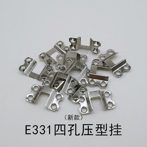 Hongzun E331 Crochet de suspension moulé à quatre trous en acier inoxydable sans vis pour cadres photo et panneaux arrière - Product Image 4