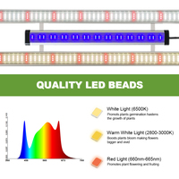 Lampe de culture LED LIWEIDA pour horticulture commerciale, spectre complet RGB, aluminium, IP65, 720W, 6000K, pour floraison, serre, dimmable, universelle