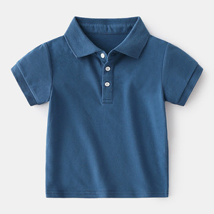 Fabrication de vêtements sur mesure <span class=keywords><strong>Polo</strong></span> 100% coton pour garçons <span class=keywords><strong>Polo</strong></span> avec style uni et logo imprimé <span class=keywords><strong>Polo</strong></span> pour enfants - Product Image 3