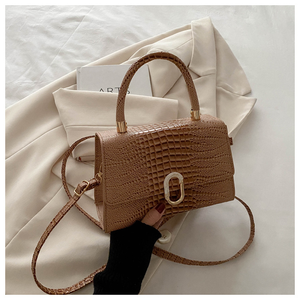Nouveauté 2025 : Sac bandoulière chic et élégant pour femme, effet croco, avec finition texturée haut de gamme - Product Image 4