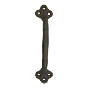 Poignées de portail WEKIS en fonte massive de 9 pouces, robustes, d'inspiration vintage, style ferme rustique, pour porte de grange moderne, pour extérieur, grande taille - Product Image 2