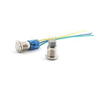 Cable de interruptor de botón de Metal personalizado de fábrica de <span class=keywords><strong>2</strong></span>/3/4/5/6/7/8 pines 16mm 19mm 22mm para lámpara LED - Product Image 5