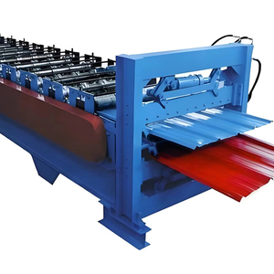 Kim loại sóng hình thang tráng men ngói cuộn tạo thành máy để làm Roof Sheets đối với bán - Product Image 1