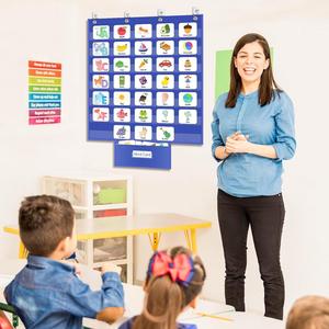 Organizador de Pared Estándar para el Aula, Organizador de Recursos Educativos para la Escuela y la Oficina - Product Image 6