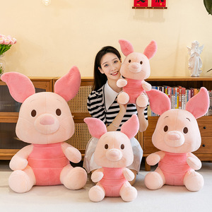 Juguetes de Peluche de Cerdo, Bordados, Súper Suaves, de Algodón Orgánico y Algodón PP, Peluche con Peso, Almohada Antiestrés de Alta Calidad - Product Image 4