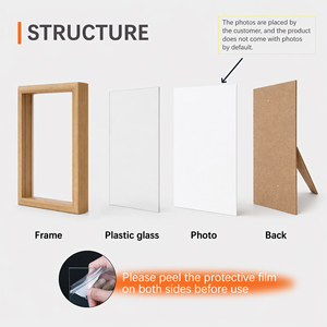 Cornici in <span class=keywords><strong>Legno</strong></span> Creative Multi-Misura per <span class=keywords><strong>Foto</strong></span>, Design Innovativo per Esporre Immagini - Product Image 3