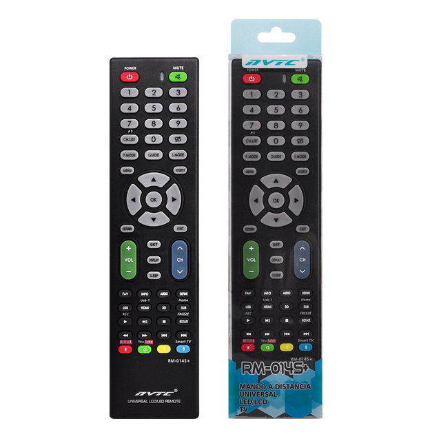 Universal Remote Control RM-014S+Hot Selling Universal Infrared TV Remote Control for All Smart LCD LED TVs Fixed Code