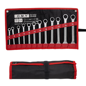 High Quality Customizable OEM CRV <strong>Ratchet</strong> Combination Wrench <strong>Set</strong> 12pcs Chrome Finish Carbon Steel Pipe Wrench <strong>Spanners</strong> Tool <strong>Set</strong> - Product Image 4