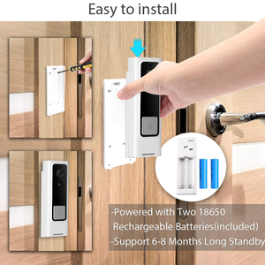 {Fabricant} <span class=keywords><strong>Sonnette</strong></span> vidéo intelligente Wi-Fi haute définition 1080P Tuya, caméra de porte intelligente bidirectionnelle, compatible <span class=keywords><strong>Google</strong></span> <span class=keywords><strong>et</strong></span> Alexa - Product Image 5