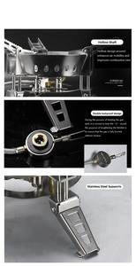 Cocinero Bulin <span class=keywords><strong>de</strong></span> gas para exteriores, estufa portátil para acampar en grupo, patio trasero, jardín, campo, playa, estufa <span class=keywords><strong>de</strong></span> gas - Product Image 3