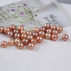 ที่มีคุณภาพที่ดีที่สุด11-12มิลลิเมตรสีแดงน้ำจืดลูกปัดมุกหลวมรอบเอดิสันสำหรับการทำเครื่องประดับ - Product Image 2