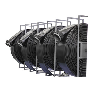 <span class=keywords><strong>Tuyau</strong></span> flexible en TPU <span class=keywords><strong>de</strong></span> grand diamètre aplati et courbé avec raccord VIC utilisé <span class=keywords><strong>pour</strong></span> le transport du pétrole et du <span class=keywords><strong>gaz</strong></span> - Product Image 3