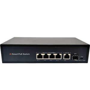 Switch POE Gigabit no administrado de 6 puertos <span class=keywords><strong>ANPA</strong></span> Factory, 10/100/1000Mbps RJ45, con capacidad de 12 Gbps y AI Watchdog, para CCTV - Product Image 4
