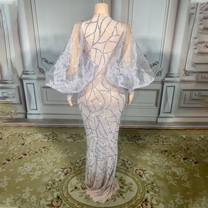 Novance Y2849 Abiti Eleganti con Design Boutique e Strass Scintillanti, Vestiti da Sera Chic Stile Sirena <span class=keywords><strong>per</strong></span> Cerimonie di <span class=keywords><strong>Laurea</strong></span> - Product Image 4