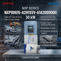 Inversor VACON Serie NXP NXP00615-A2H1SSV-A1A2000000 30kW 380-500V IP21 para Grúas, Elevadores, Transportadores de Servicio Pesado, Bombas y Ventiladores