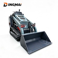 Chargeuse compacte sur chenilles diesel Kubota 17KW, haute efficacité, pour travaux urbains, démolition, aménagement paysager, agriculture