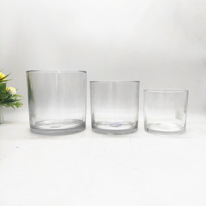 Large 63 oz Cylinder <strong>Glass</strong> Candleholder Jar Home Decoration Empty <strong>Glass</strong> <strong>Candlestick</strong> and Lanterns Various Sizes Available - Product Image 4