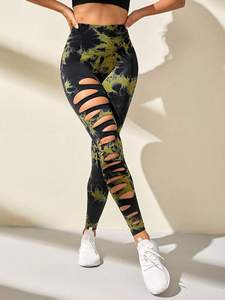 Nouvelle Arrivée 2026 – Leggings de Yoga Tie-Dye Taille Haute Effet Push-Up avec Découpes Latérales Sans Coutures pour Femmes - Product Image 4
