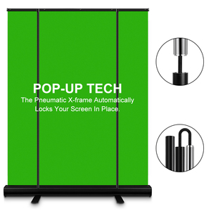 Biểu tượng tùy chỉnh màn hình màu xanh lá cây studio ảnh gỗ sàn tường nền bên đồng bằng polyester Nhiếp ảnh Backdrop ánh sáng Tính năng - Product Image 2