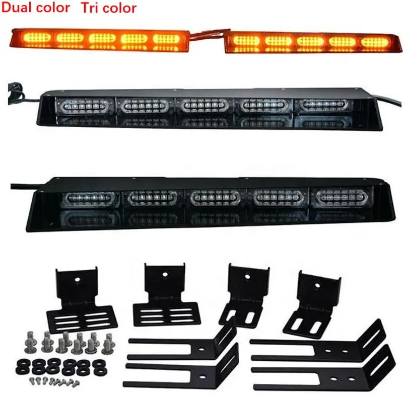 عالية مشرق 3 وات LED سيارة الداخلية قناع الزجاج الأمامي في lightbar مركبة الطوارئ قاعدة الضوء التحذيري led قناع ضوء إحترافي