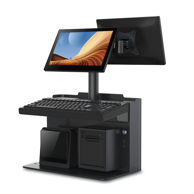 Capacitive Touch Screen Monitor All in One 15.6 Inch POS System Cash Register Machine