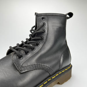 Bottes tendance de créateur personnalisées pour hommes, nouveau style, fermeture à lacets avec doublure en cuir véritable, dessus en toile et fourrure - Product Image 2