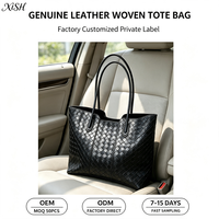XISHANG Vente en gros Personnalisation Sac tissé de luxe en cuir véritable Sac à bandoulière pour femme Sac assorti Fournisseur d'usine OEM ODM