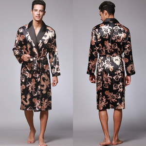 <span class=keywords><strong>Peignoir</strong></span> <span class=keywords><strong>en</strong></span> <span class=keywords><strong>satin</strong></span> à manches longues pour hommes, imprimé respirant, vente <span class=keywords><strong>en</strong></span> gros - Product Image 6