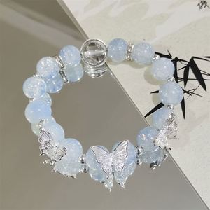 Pulsera de cuentas de cristal craquelado con diseño de gato Sweet Fantasy Popcorn, joyería de cuentas para mujer, pulseras de cristal, brazaletes para niñas - Product Image 5